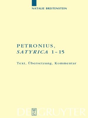 cover image of Petronius